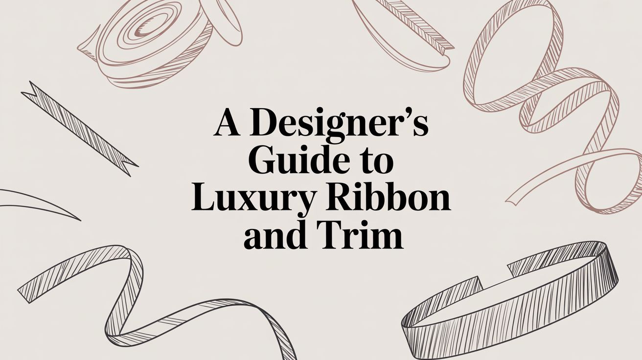 A Designer's Guide to Luxury Ribbon and Trim