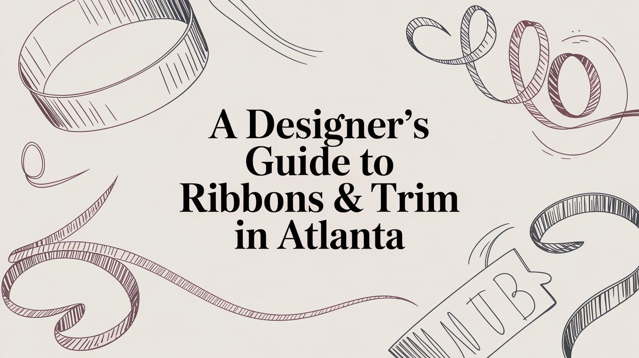 A Designer's Guide to Ribbons & Trim in Atlanta