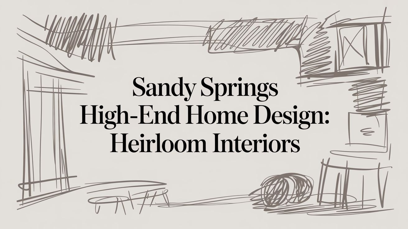 Sandy Springs High-End Home Design: Heirloom Interiors