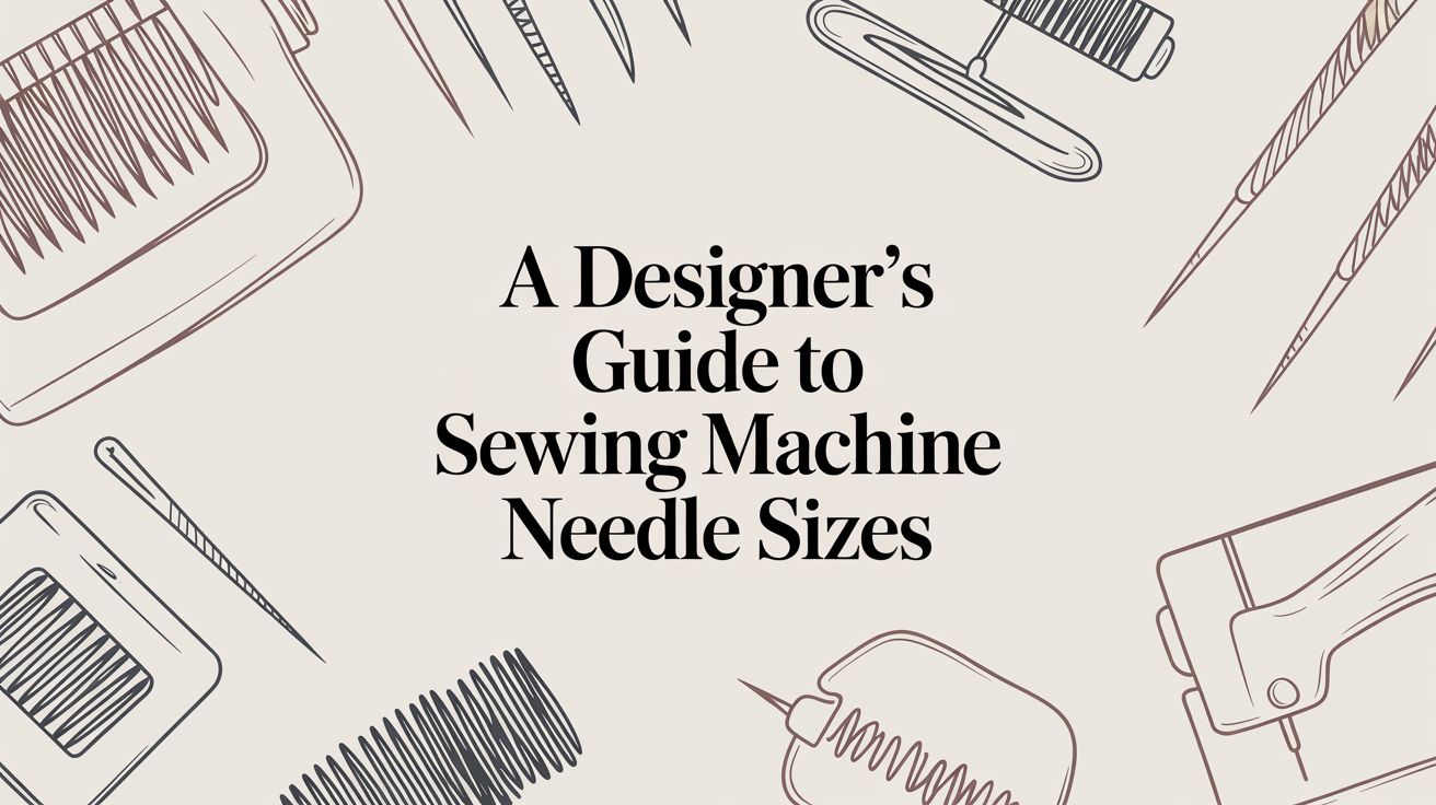 A Designer's Guide to Sewing Machine Needle Sizes