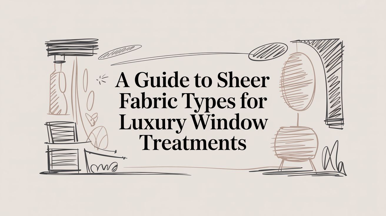 A Guide to Sheer Fabric Types for Luxury Window Treatments