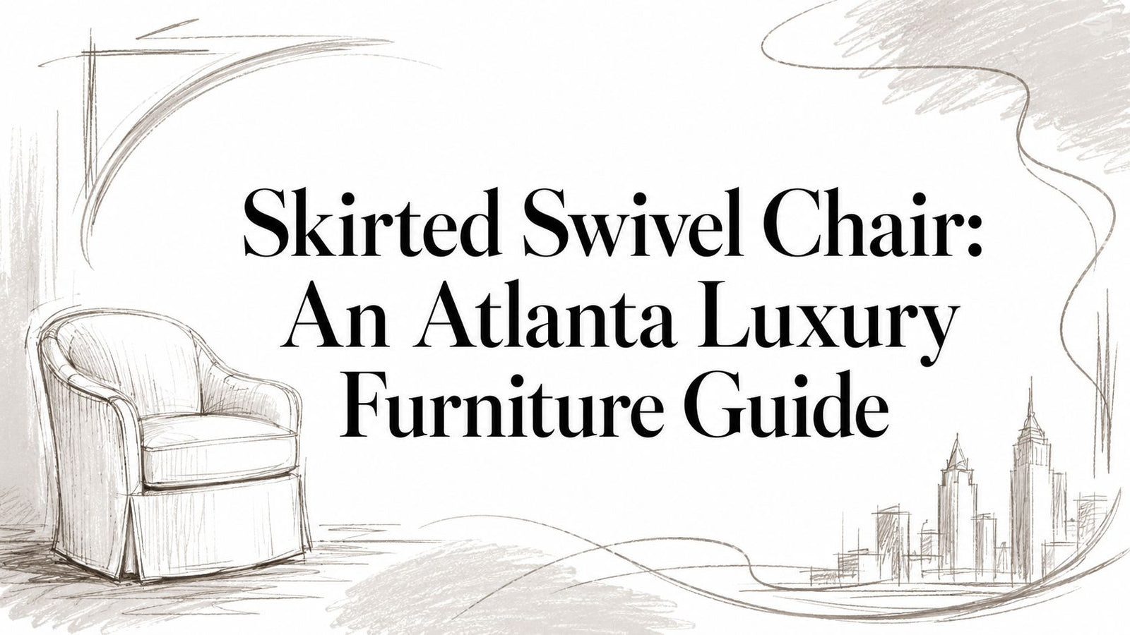Skirted Swivel Chair: An Atlanta Luxury Furniture Guide