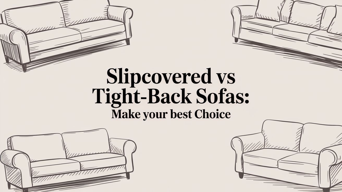 Slipcovered vs Tight-Back Sofas: Make Your Best Choice