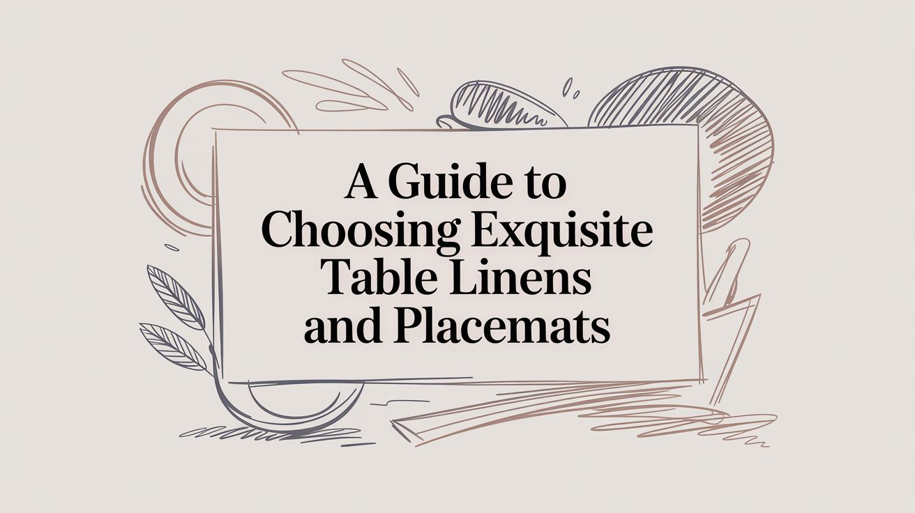 A Guide to Choosing Exquisite Table Linens and Placemats