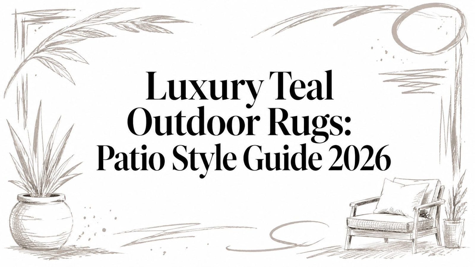 Luxury Teal Outdoor Rugs: Patio Style Guide 2026
