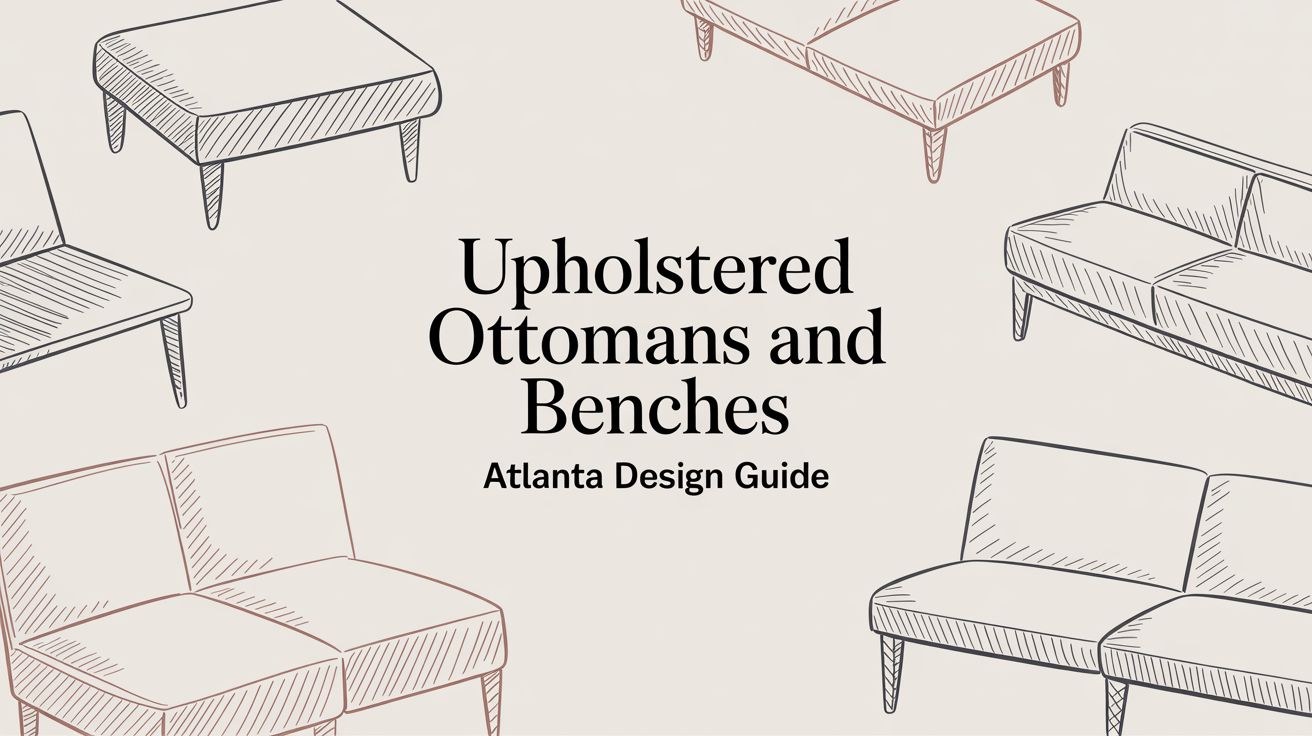 Upholstered Ottomans and Benches: An Atlanta Design Guide