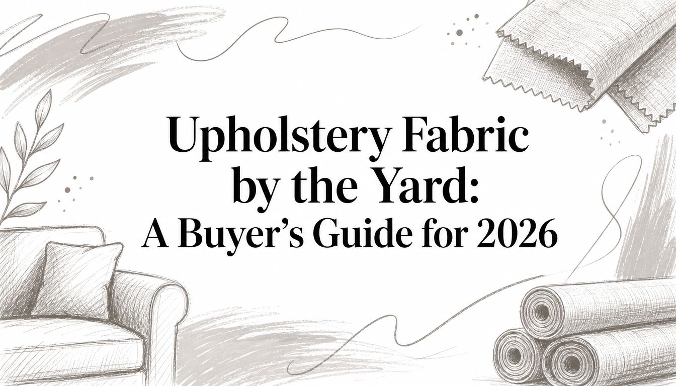 Upholstery Fabric by the Yard: A Buyer's Guide for 2026