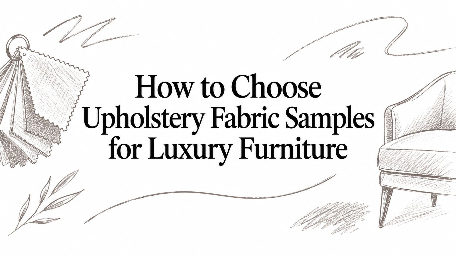 How to Choose Upholstery Fabric Samples for Luxury Furniture