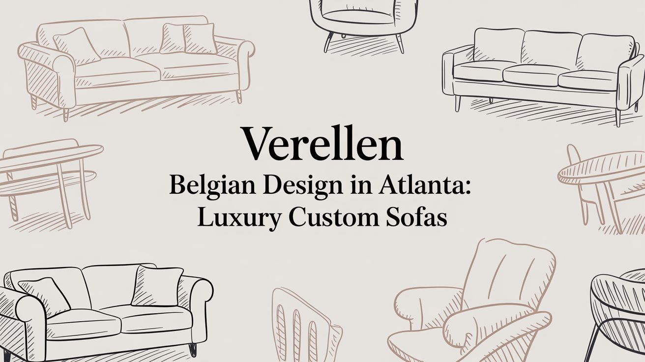 Verellen Belgian Design in Atlanta: Luxury Custom Sofas