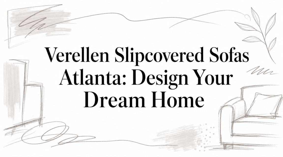 Verellen Slipcovered Sofas Atlanta: Design Your Dream Home