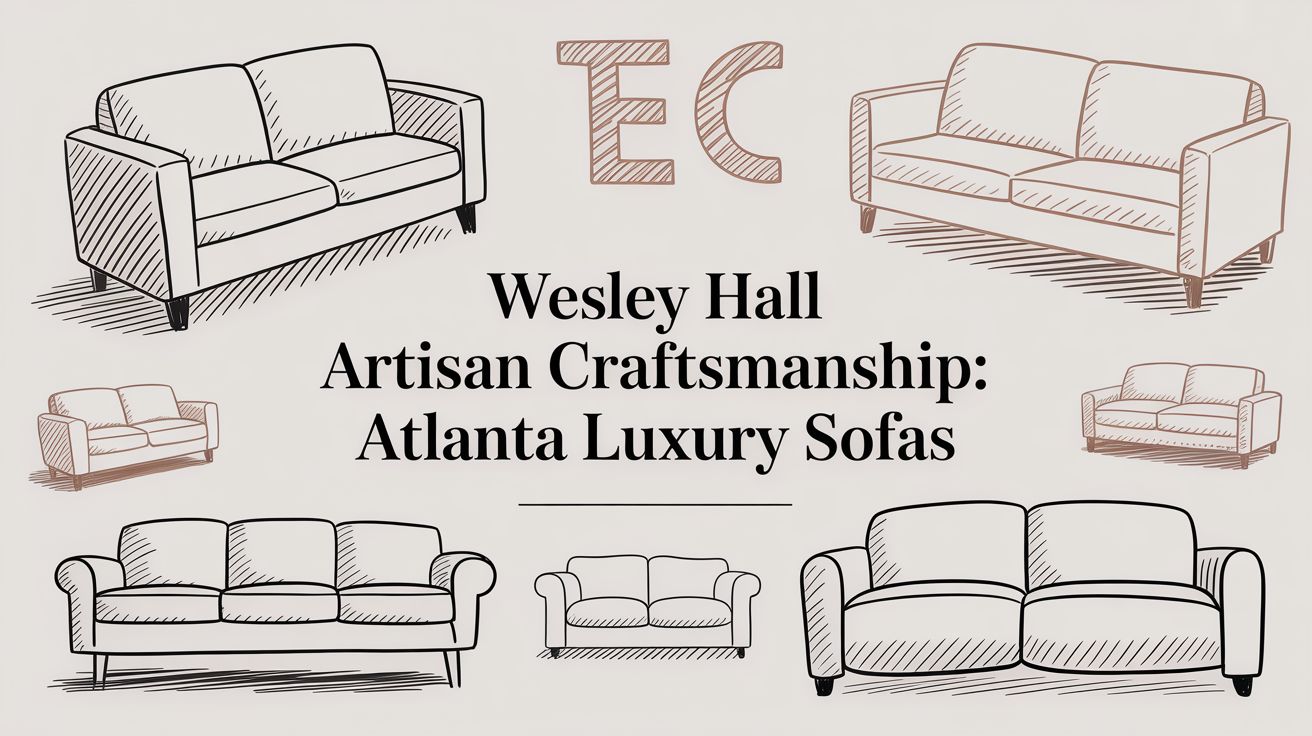 Wesley Hall Artisan Craftsmanship: Atlanta Luxury Sofas