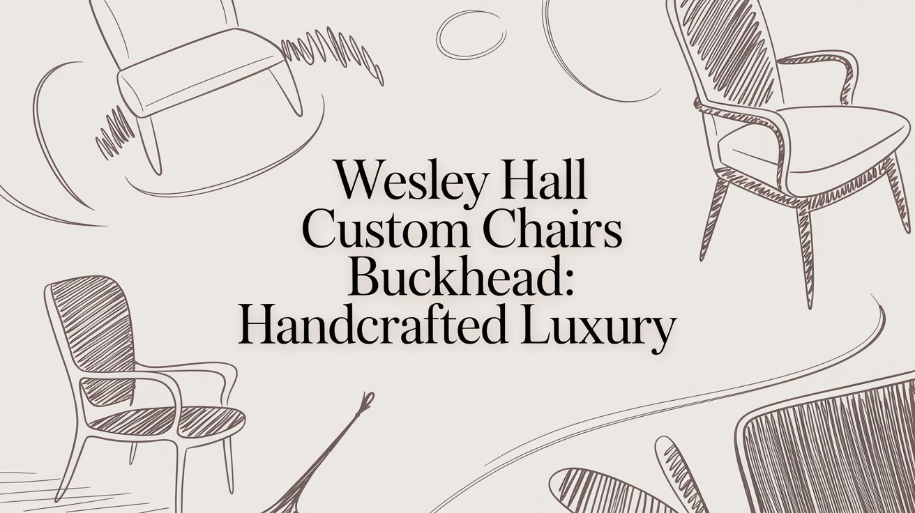 Wesley Hall Custom Chairs Buckhead: Handcrafted Luxury