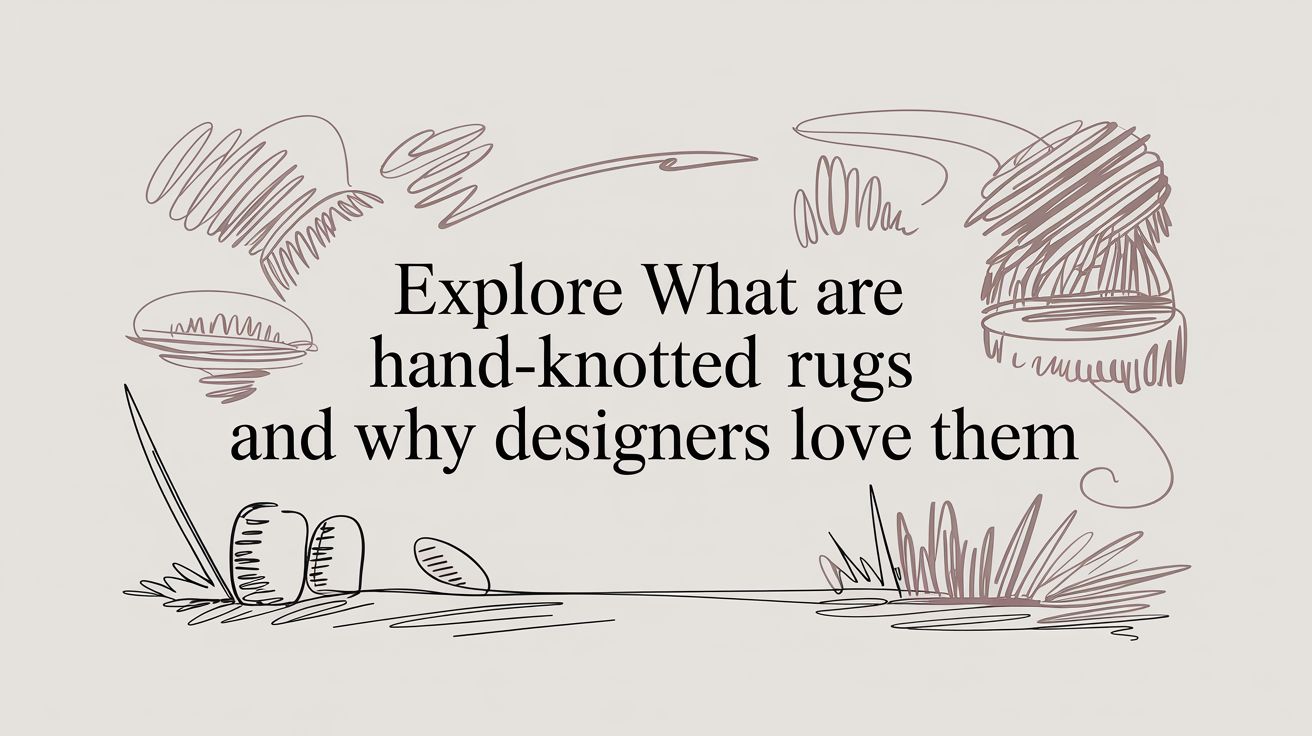 What are hand-knotted rugs? A designer's guide to floor art.