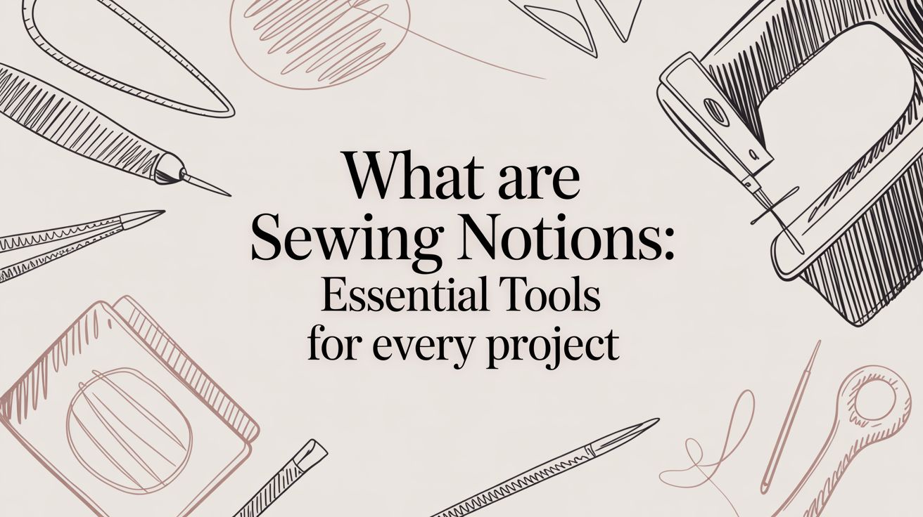 what are sewing notions: Essential tools for every project