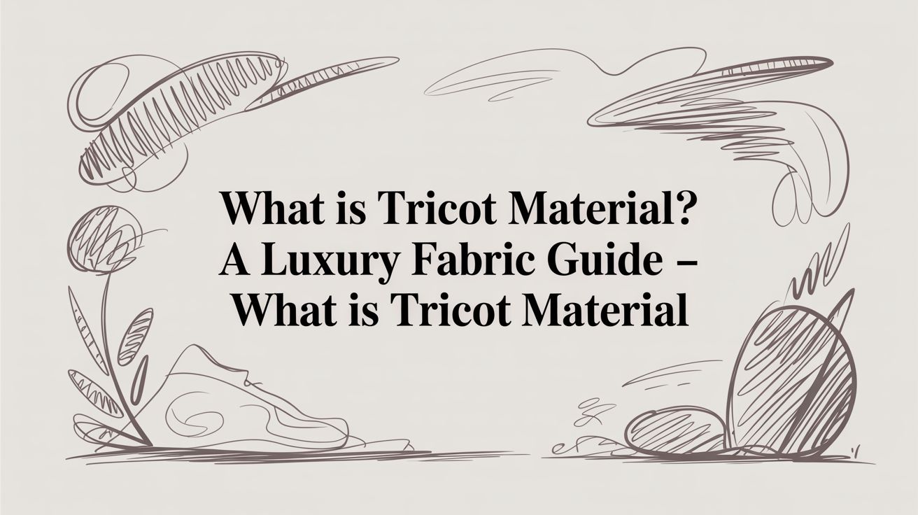 What is Tricot Material? An Atlanta Designer's Guide to Fine Fabrics