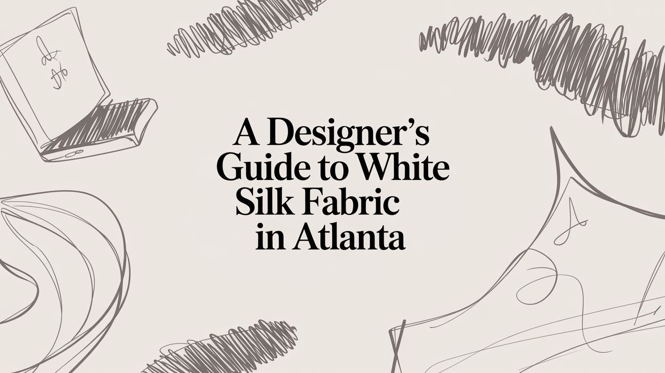 A Designer's Guide to White Silk Fabric in Atlanta