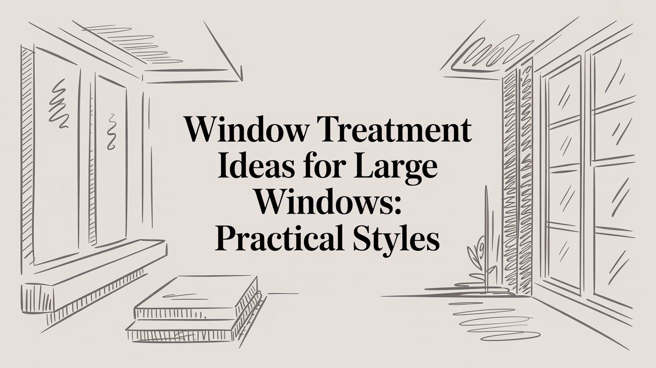 window treatment ideas for large windows: an Atlanta design guide