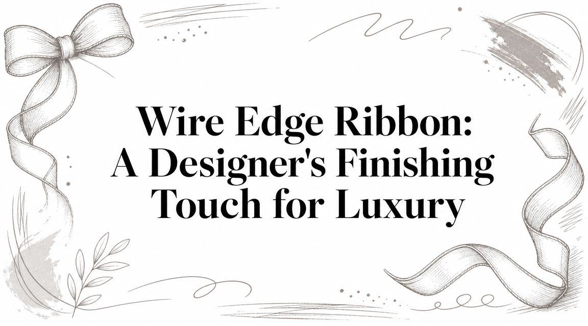 Wire Edge Ribbon: A Designer's Finishing Touch for Luxury