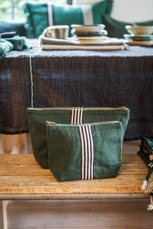 Billie Cosmetic bag 13x7.5" Racing green 