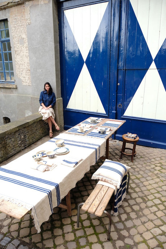 indigo stripe lifestyle piece de lin 1