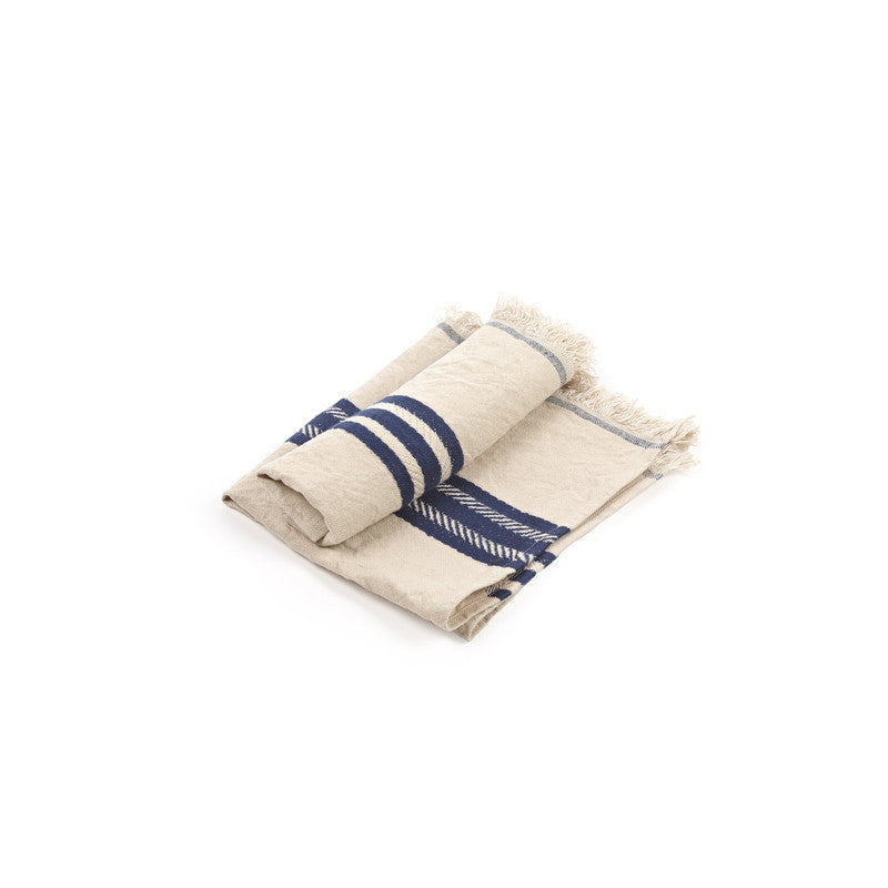 indigo stripe napkin 3