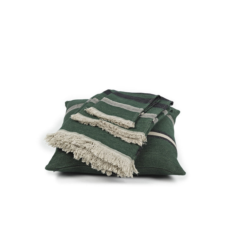 The Belgian Towel Small fouta 14x20" Racing green 