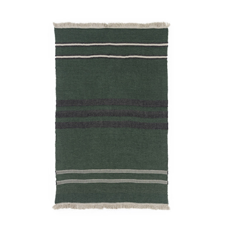 The Belgian Towel Fouta 43x71" Racing green 