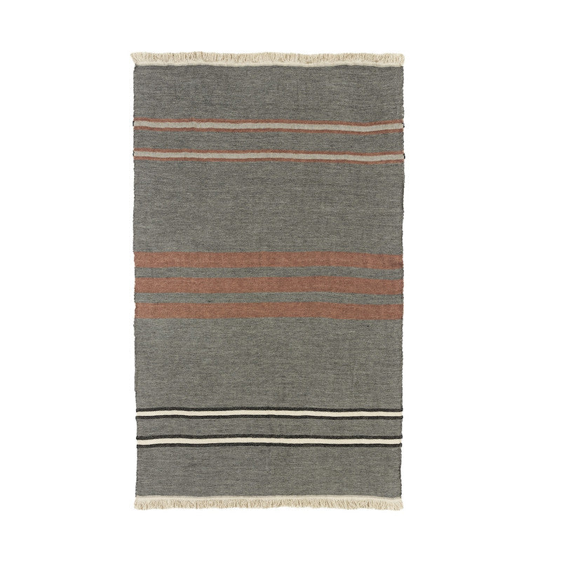 The Belgian Towel Guest towel 21.5x25.5" Sienna stripe 