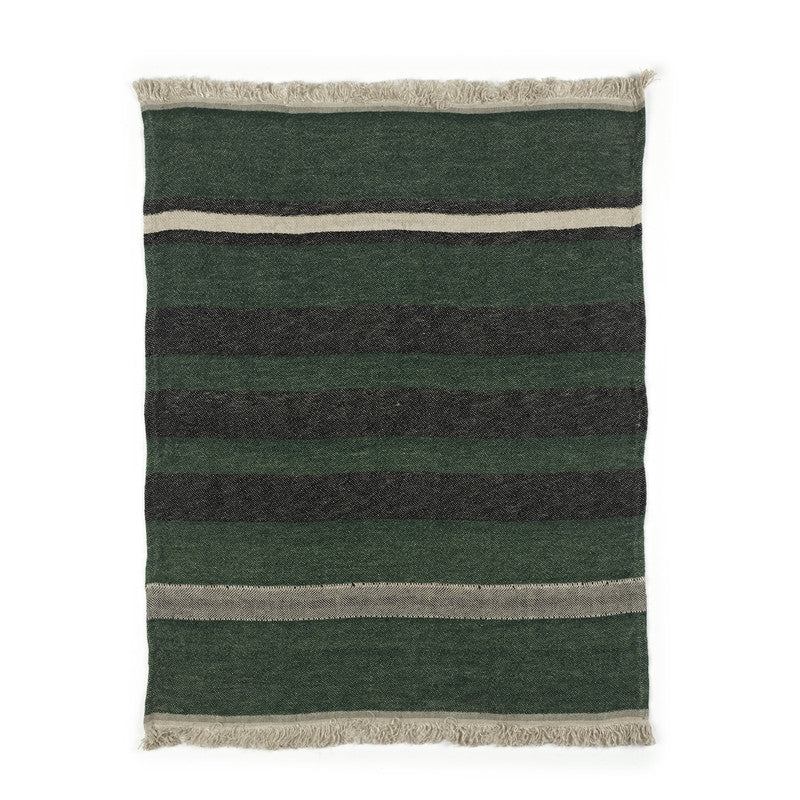 The Belgian Towel Guest towel 21.5x25.5" Racing green 