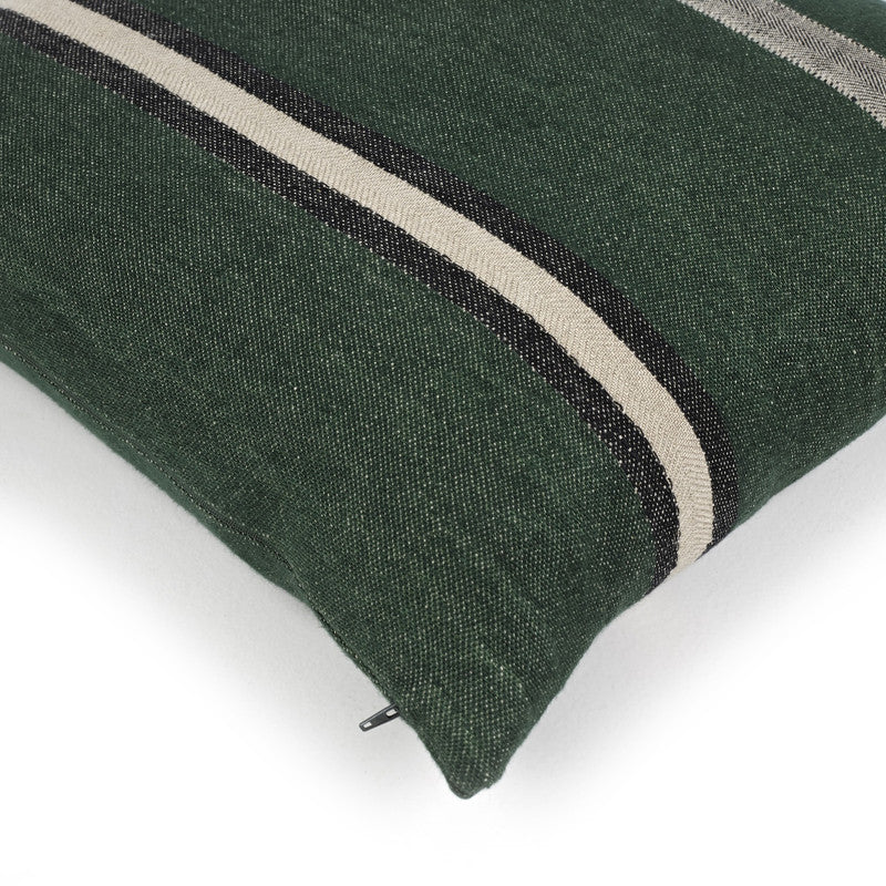 The Belgian Pillow Pillow cover racing green