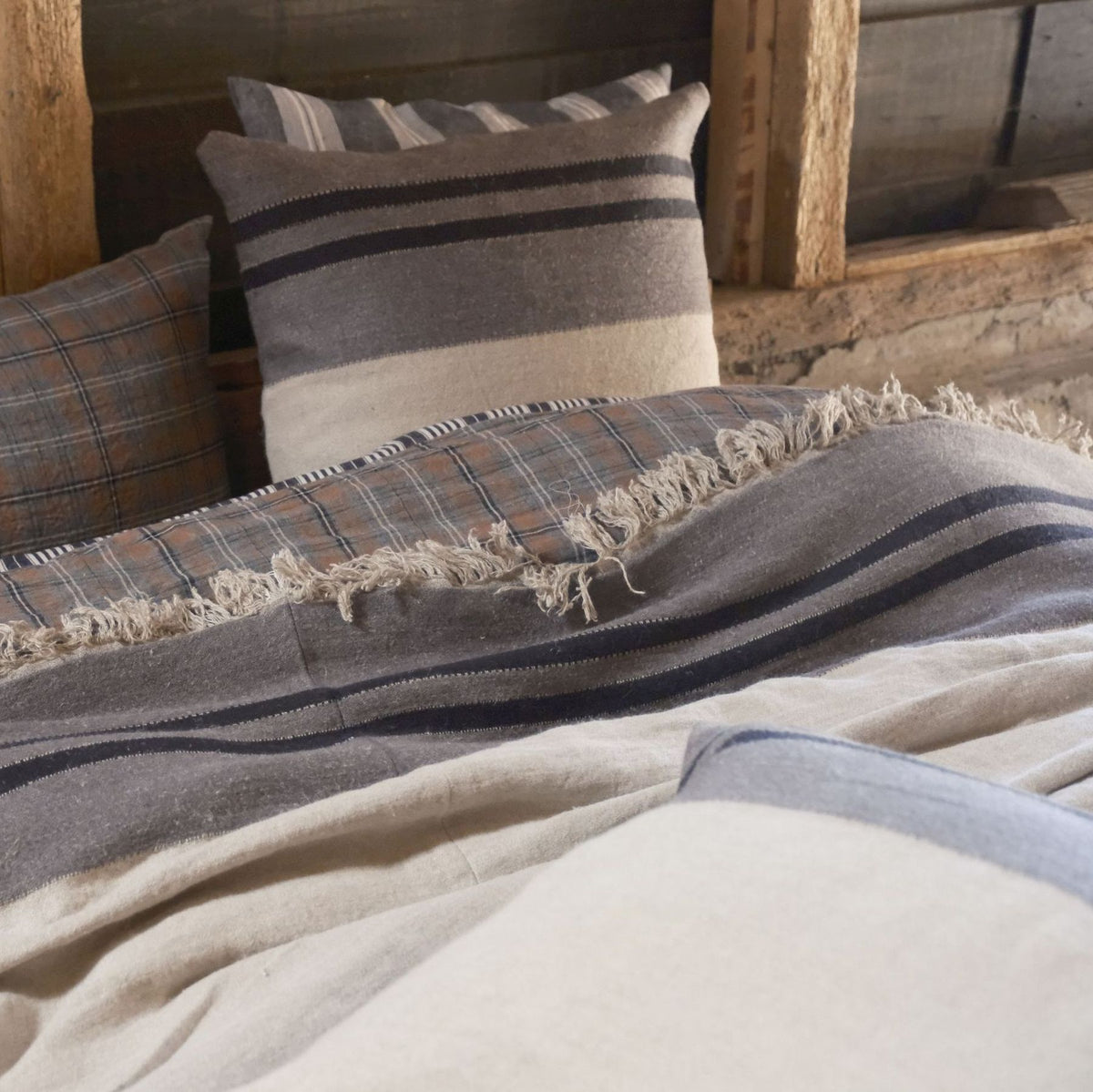Black House Stripe: Coverlet