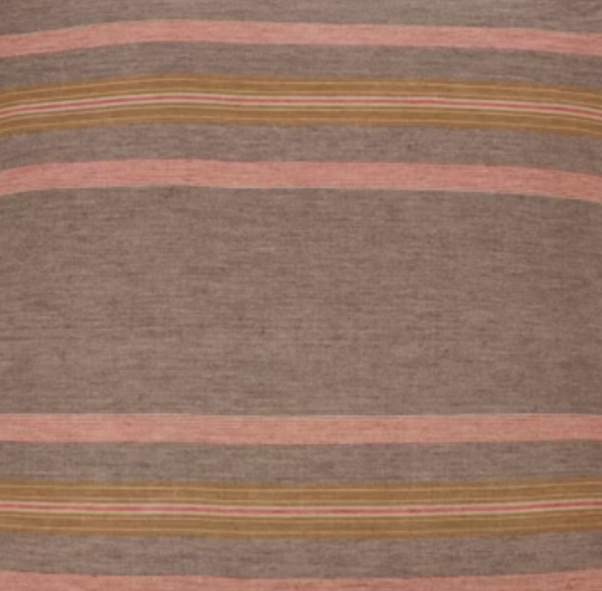 Nottinghill Reversible Stripe-Brown: Fabric