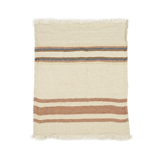 The Belgian Guest towel 21.5"x25.5" Harlan stripe