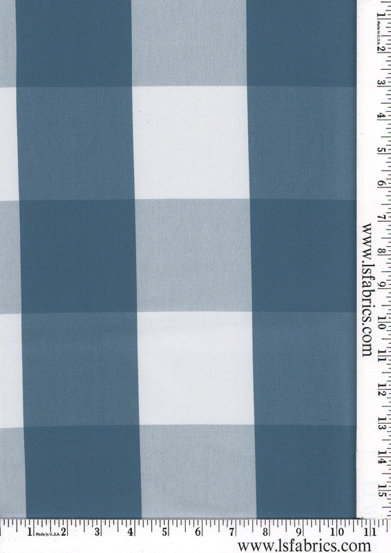 New Check Chambray/White