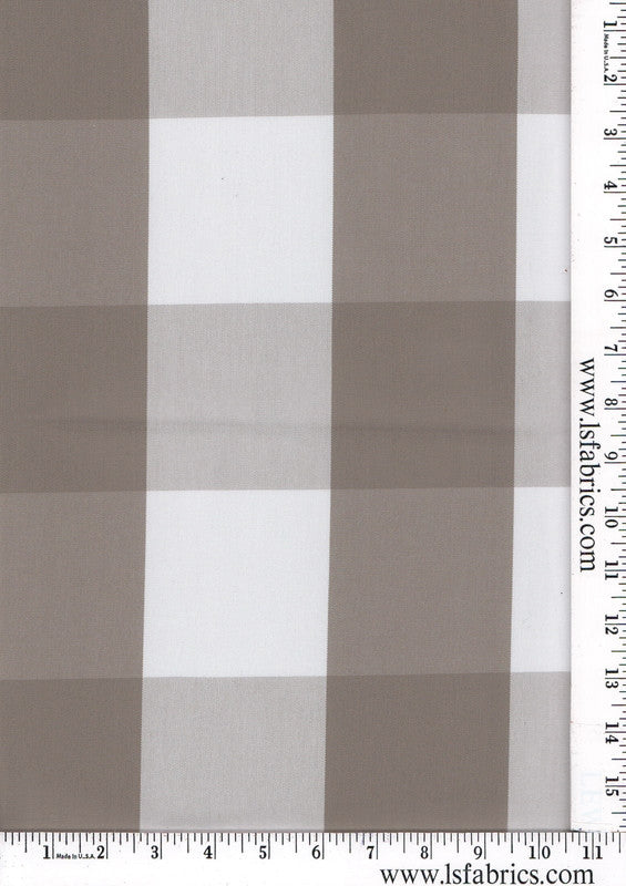 New Check Linen/White