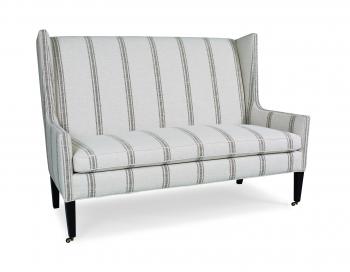 Winged Back Loveseat