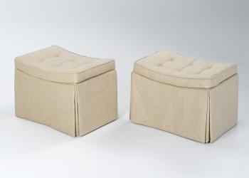 Curved Seat Ottoman