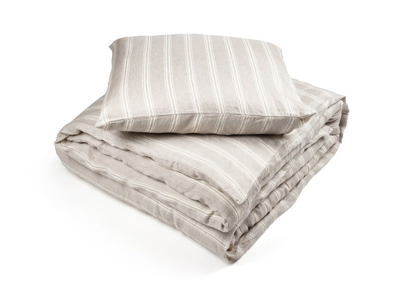 Libeco Home Ltd Edition Shetland Floor Cushion 70% Linen, 30% Wool in Grey