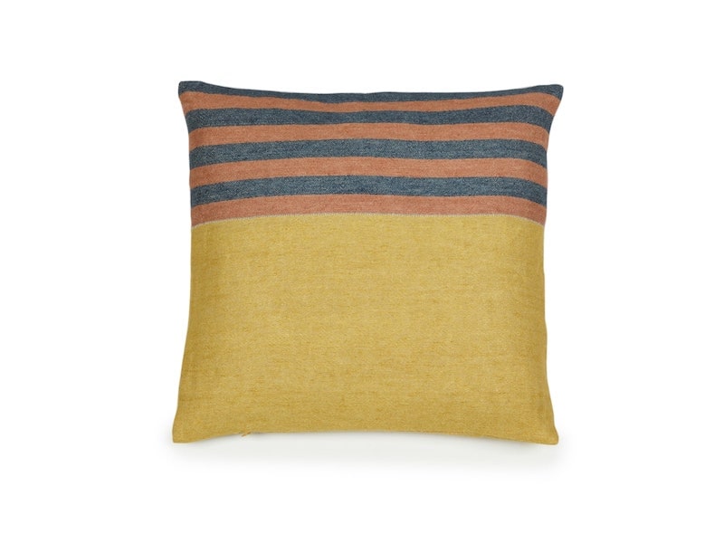 The Belgian Pillow - Red Earth Stripe
